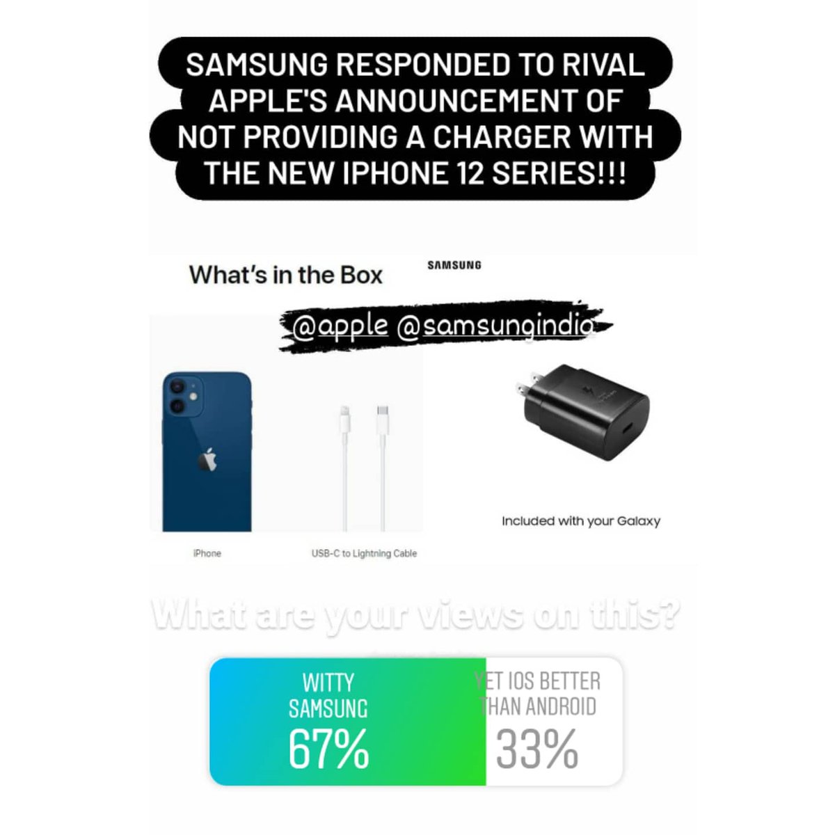 popping_polls's tweet photo. Results are out
#poppingpolls #polls #results #indiasvoice #cmo #uddhavthakrey #piyushgoyal #decission #ladies #travel #localtrain #lesscrowd #safe #allowed #start #unlock5 #samsung #apple #rival #witty #smart #technology #nocharger #appleiphone #storyforstory #likeforlikes https://t.co/I8a8S1248T