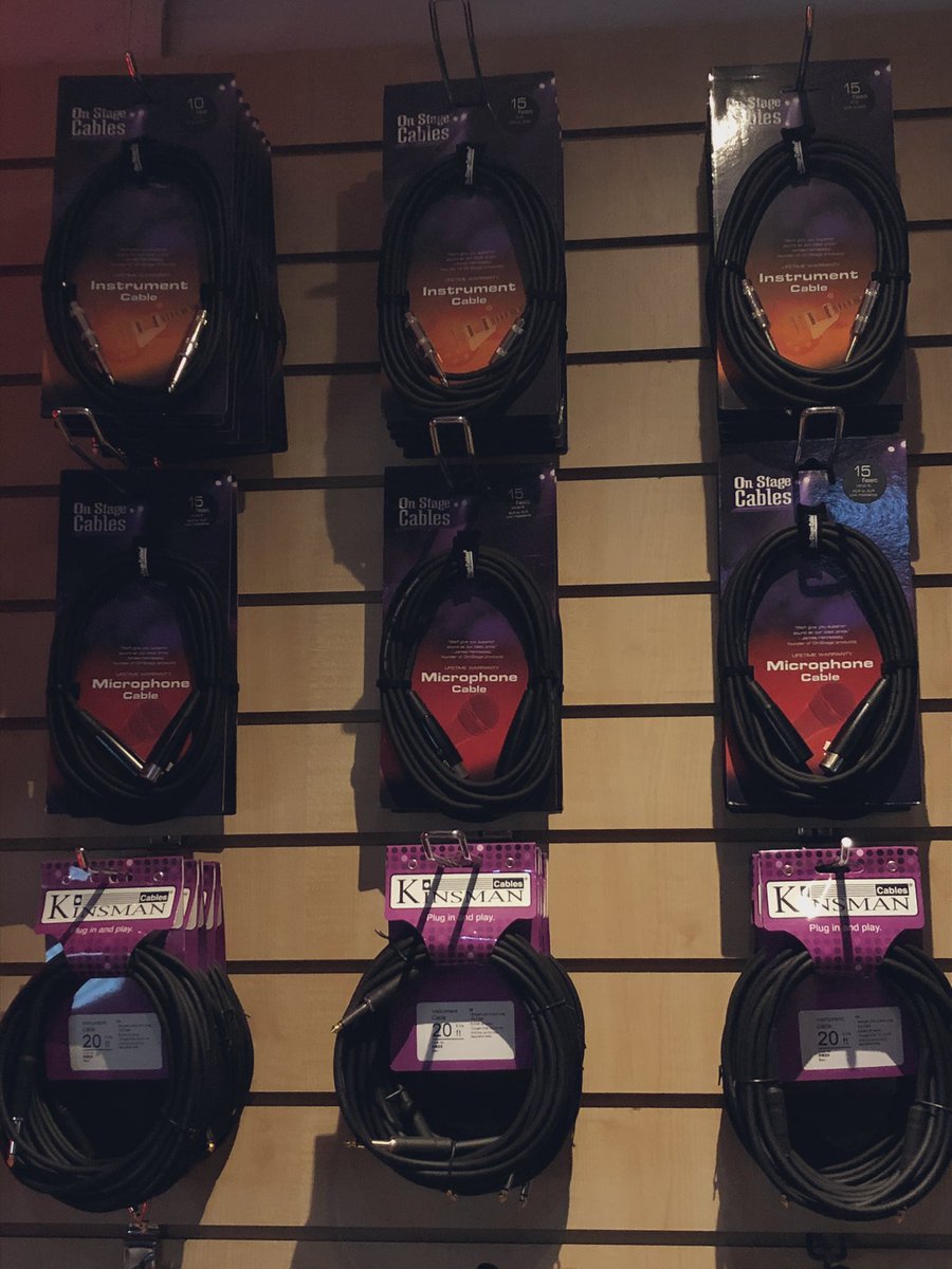 All stocked for cables 🎶 
#music #musician #guitar #singers #rehearsal