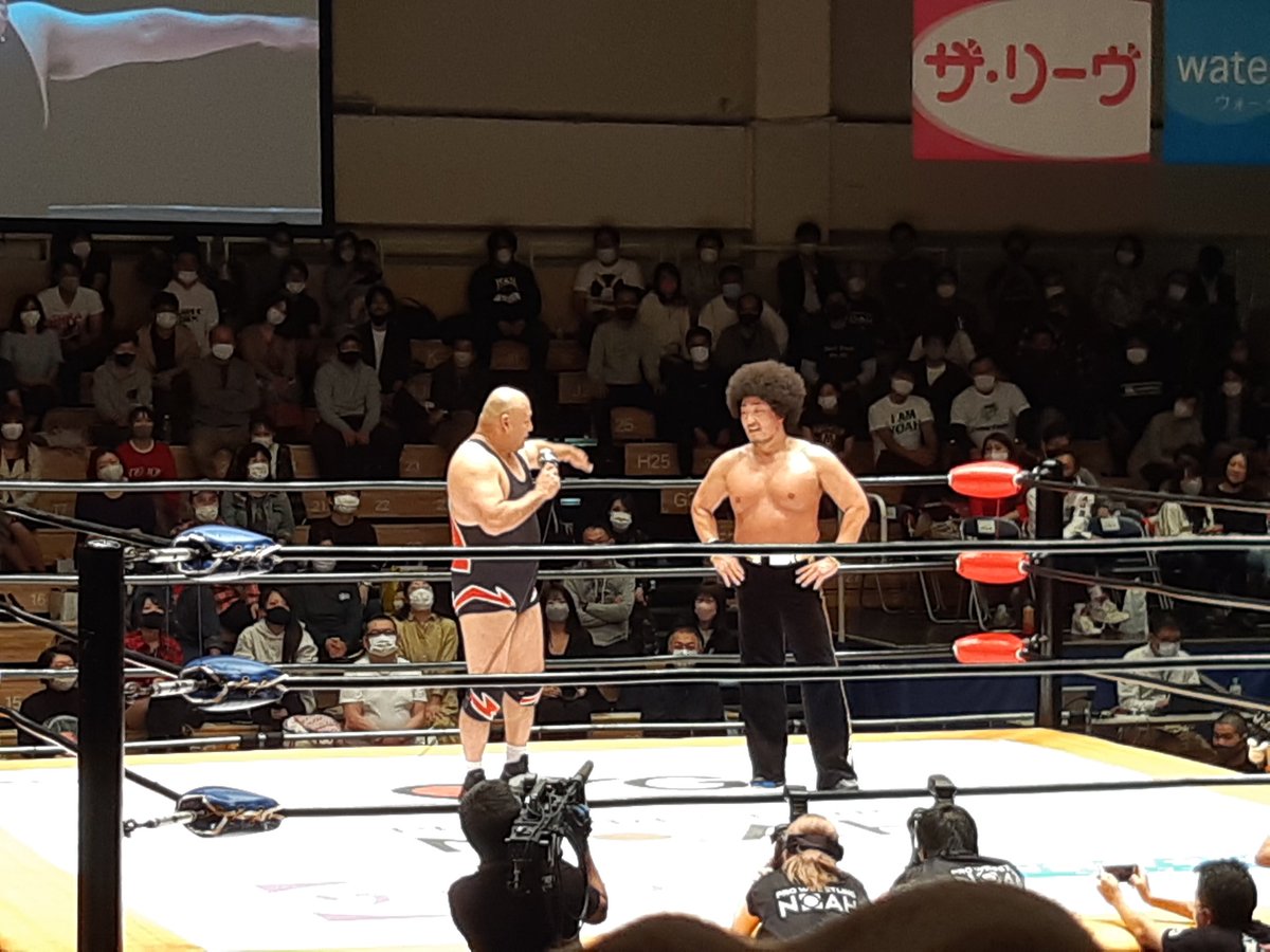 10 18 プロレスリング ノア モハメド ヨネ デビュー25周年記念大会 Disco Ball 東京 後楽園ホール Noah Ghc Qpro ショーンキャプチャー 6ページ目 Togetter