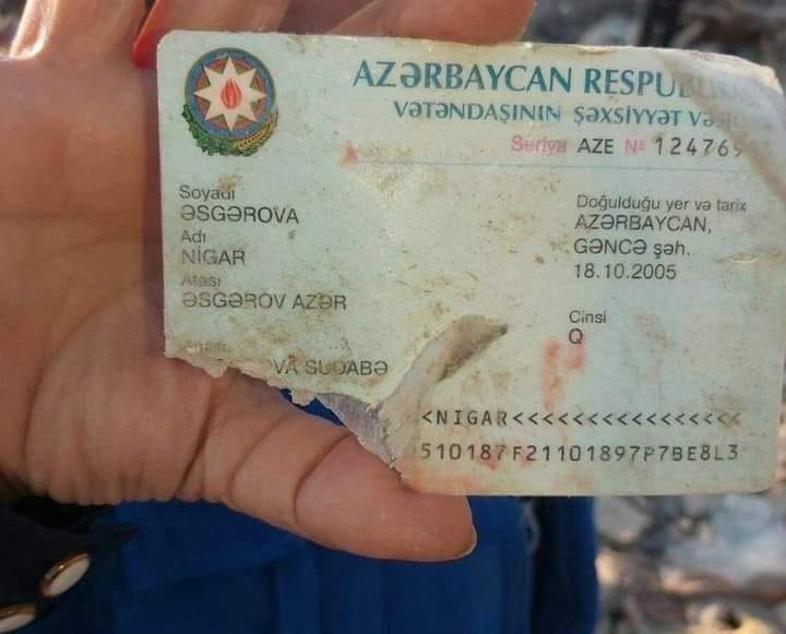 Do you have plans for your next birthday? I had too. But as a result of the missile attack, I will meet my 15-year-old in the grave. You can congratulate me by conveying my voice to the world.

#HBDNigar15
#StopArmenianAggression
#GanjaCity