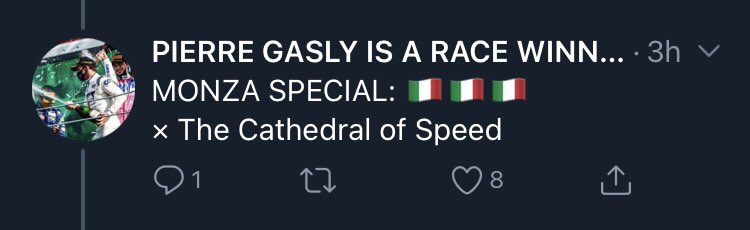StrugglesF3's tweet photo. not a struggle, just cool - thanks @isthisglock
we’ll definitely play this for the final race today https://t.co/hjZ76wGHiY