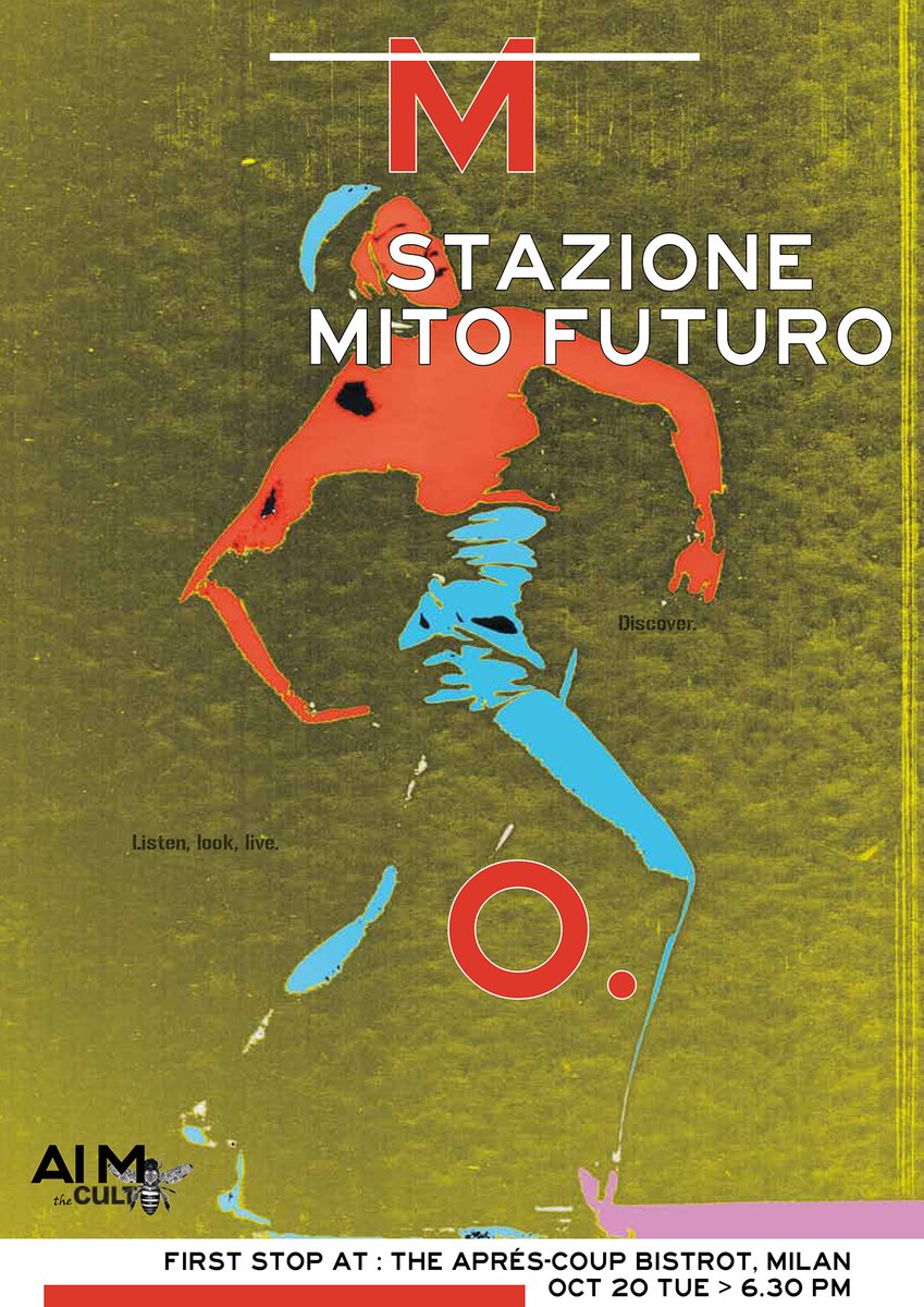 ChrisZanotto's tweet photo. STAZIONE MITO FUTURO - Simposio Itinerante - Prima Fermata- 20/10/2020 @CoupApres
 Après-Coup Arte Milano - Prenotazione obbligatoria - Con il nuovo AI M – The CULT n. 3 – MAGNIFICAT- Evento organizzato da AIMagazine Books @ImagazineA
 Tutte le info qui > https://t.co/oe3rb9N1A3 https://t.co/NmBNp8elLK