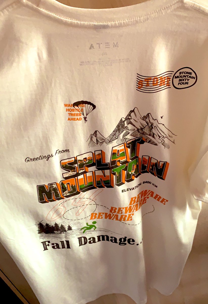 JamesBen2191's tweet image. CHEERIO Stone. 🤭 The merch has arrived and I bloody love it. So glad it made it across the pond in one piece. @StoneMountain64 #falldamage #hostiletrees #splatmountain