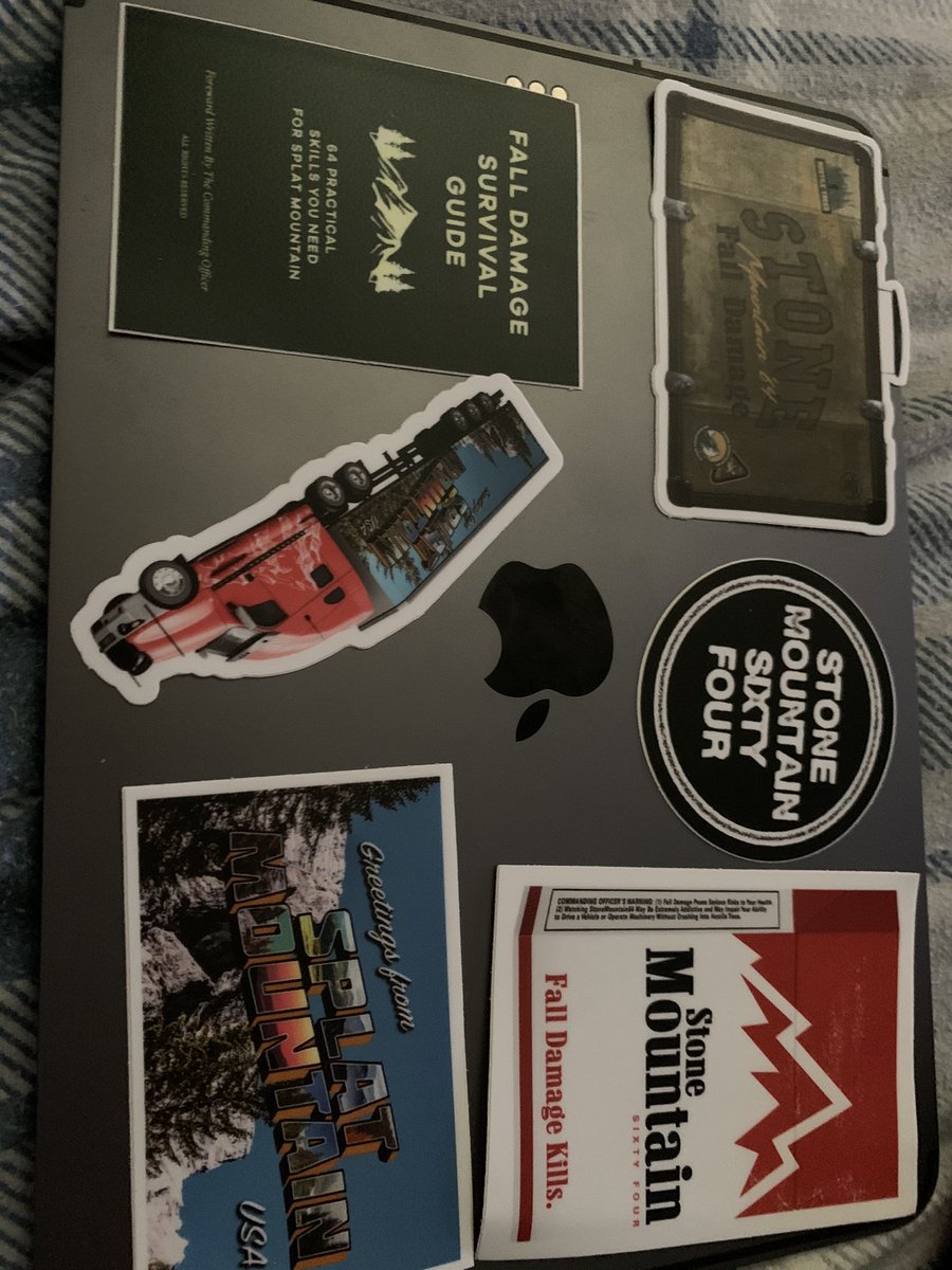 JamesBen2191's tweet image. CHEERIO Stone. 🤭 The merch has arrived and I bloody love it. So glad it made it across the pond in one piece. @StoneMountain64 #falldamage #hostiletrees #splatmountain