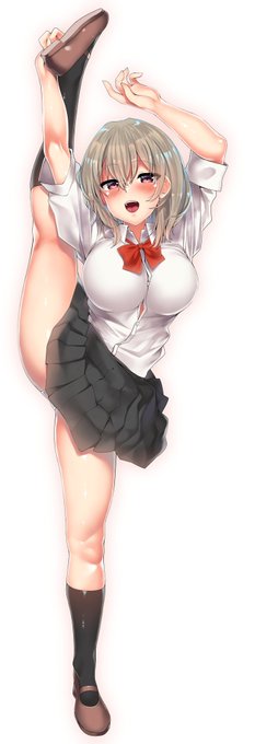 はいっ!!
#I字バランス 