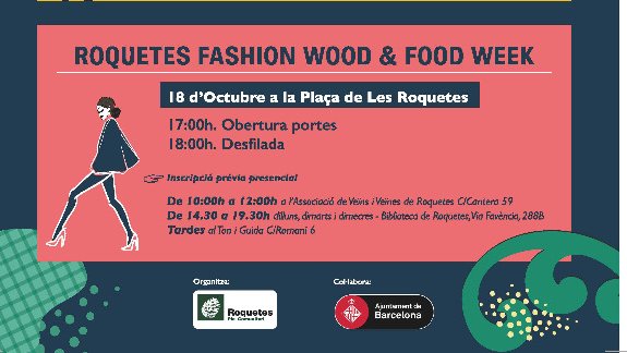 Avui 18H!!
ROQUETES FASHION WOOD &amp; FOOD WEEK

Podeu seguir en DIRECE al nostre perfil d'instagram
instagram.com/mesambmenys.ro…