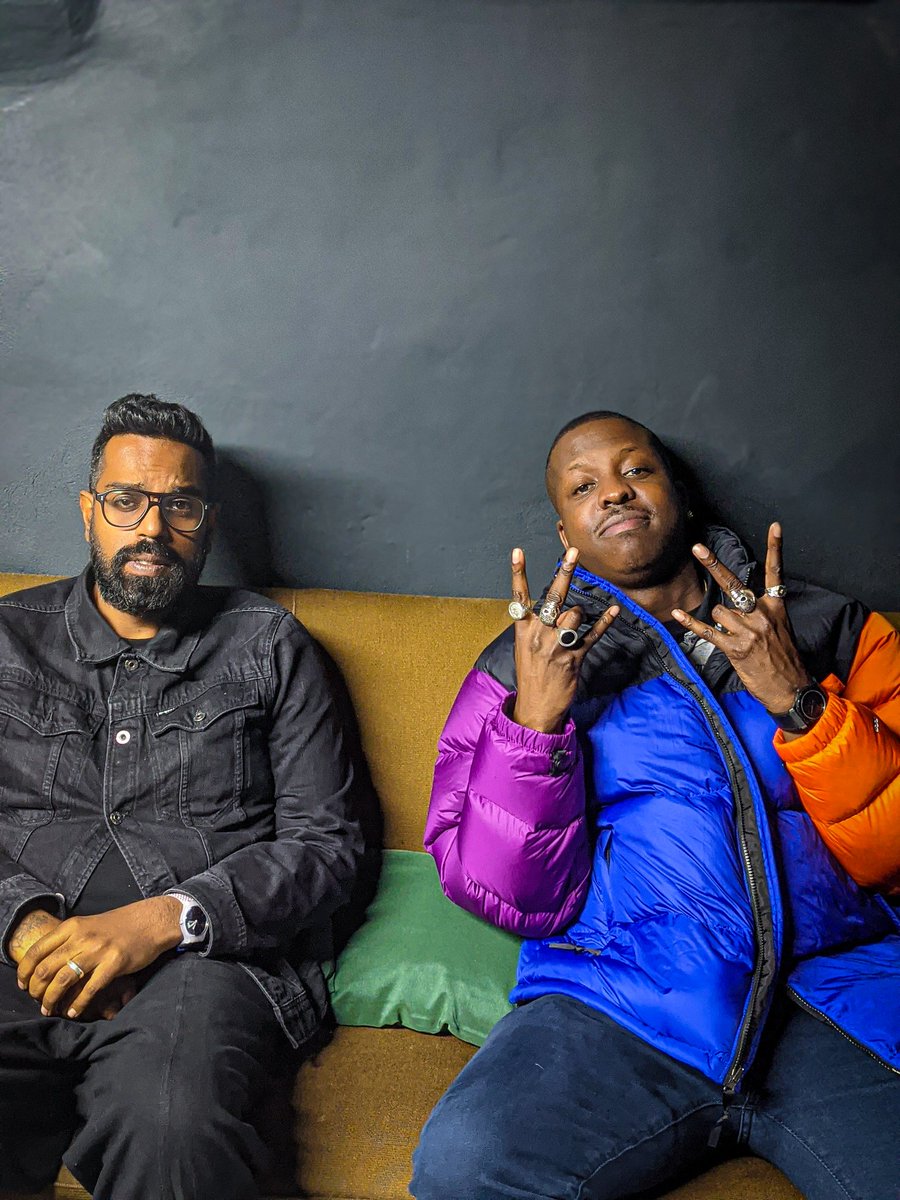 jamaledwards's tweet photo. It was an absolute pleasure linking up with my bro Romesh for his wicked podcast Hip Hop Saved My Life. Out soon.. #SelfBelief 💯 https://t.co/SmiYIDNzAP