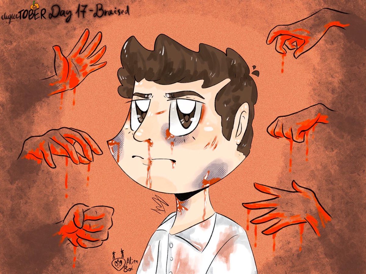 AlienBoiJishua's tweet photo. ๐๐ป Bruised. ๐๐ป
@artbytheclique @tylerrjoseph @twentyonepilots
๐๐ป
#cliquetober #artbythecliquetober #cliqueart #artbytheclique #trench #skeletonclique #bruised #twentyonepilots #cutmylip https://t.co/0swQkSz63e
