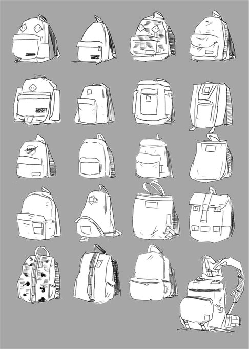 家にあるリュックの半分ぐらい落書きしたところで事態の深刻さに気付いた落書きをこそっと 