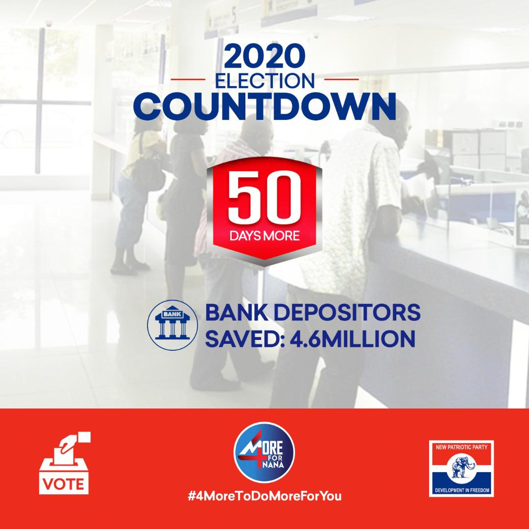 KGoodNews_'s tweet photo. Vote NPP to Save our Funds at the  Banks.
#50DaysToVote
#LeadershipOfService
#4MoreForNana
#TheBattleIsTheLords https://t.co/YahBBwHe6J