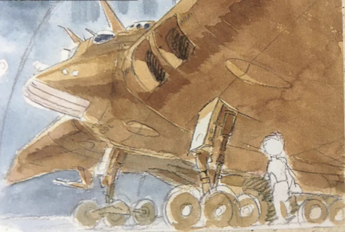 #ギガント のイメージボード。
プロローグのギガントの群れは茶色塗装でしたが、最終的にブルーグレーに。デザインもよりイカツイ印象に。
#未来少年コナン 