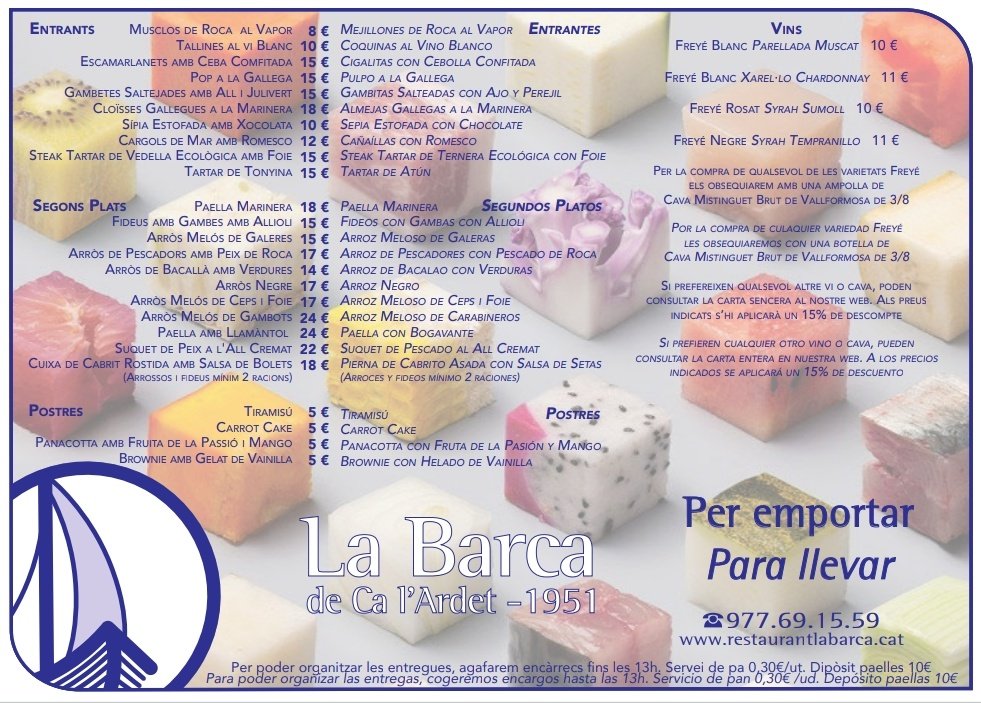 pitilleando's tweet photo. Arrossos amb amor a LA BARCA DE L'ARDET de Segur de Calafell!
Teniu una oferta fantàstica i amb la compra de qualsevol dels vins Freyé, ampolleta de 3/8 de cava de regal. 🍷💜
Telèfon 977691559 https://t.co/iqD6AeY9IP