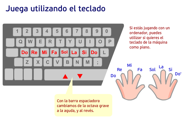 🎵Ahora puedes usar el teclado del ordenador para practicar la lectura y reconocimiento de notas con nuestro juego de #edmusical "atrapanotas". Pruébalo en aprendomusica.com/const2/03atrap…
