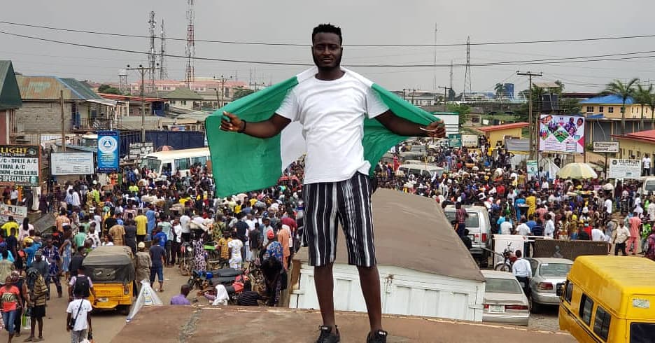 Philconcept16's tweet photo. NEW NIGERIA IS HERE 💚🤍💚.
ENOUGH IS ENOUGH
ATI Soro Soke in Ogun State.📢📢📢📢📢
#endpolicebrutalityinnigeria #Otaprotest #endbadgovernment #endsars #sorosoke https://t.co/bFHcFBu2dQ