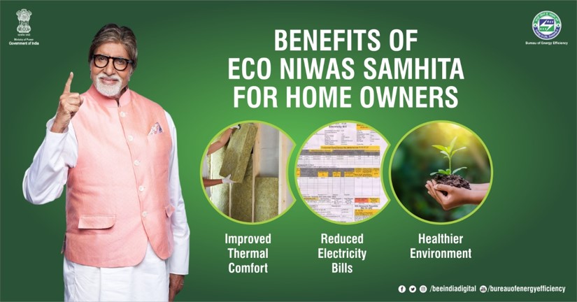 ECO Niwas Samhita gives you maximum #energyefficiency opportunity & is a win-win situation for homeowners as well, as it helps in reducing monthly electricity bills. Insist your builder to follow the ECO Niwas Samhita guidelines for construction of your home. #BEEnergyEfficient https://t.co/wsBIMrRI5f