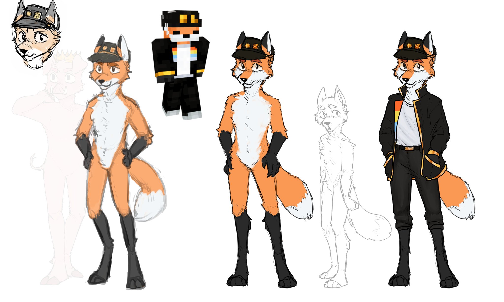 hawnmain (semi-inactive) on X: furry fox from minecraft #fundy   / X