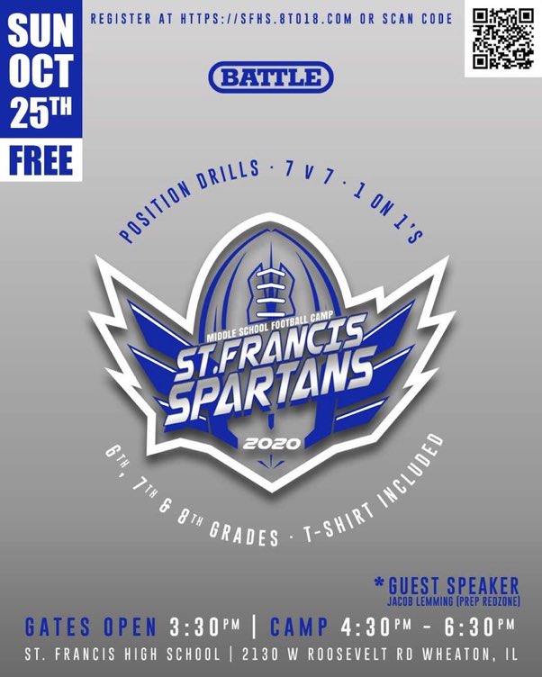 St. Francis HS Spartan Football🏈 tweet media