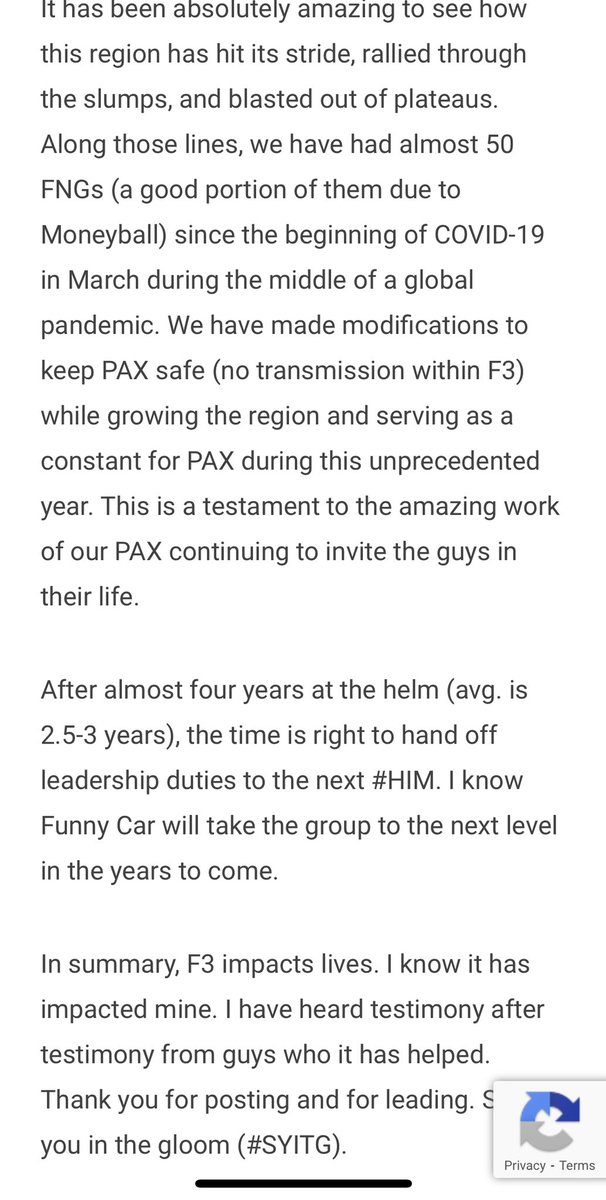 Backblast from yesterday's <a href="/f3hamptonroads/">F3HamptonRoads</a> Nan'tan Turnover Convergence is live. #COT pasted below for convenience. f3rva.org/2020/10/18/nan…