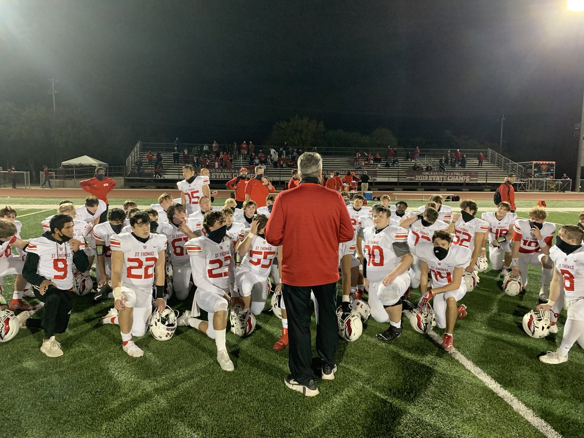 | Slam Dance Tenacious D | 

Vincent Ori 9 tackles ✅

Peter Corbett 7 takedowns ✅

Cameron McCurry 6 tackles + blocked punt ✅

<a href="/STHCatholic/">St. Thomas High School</a> 65-14 > SA Christian 💪

Eagles 3-2, 3-0 👊

Best is yet to come. 💯

#ChampionsForLife
#txhsfb
