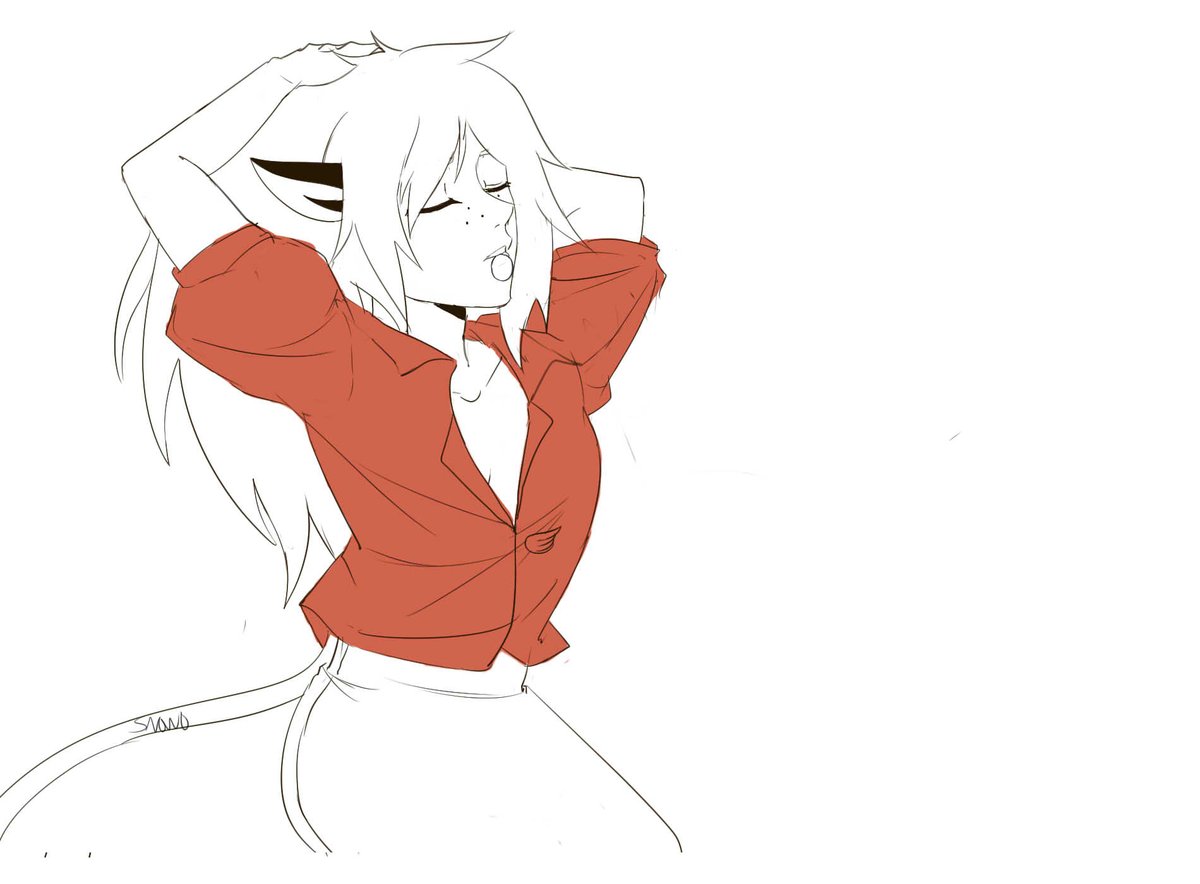 snowyplumes's tweet photo. Adora's girl in Red
Polished up the little sketch from earlier โจ
#Catra #Shera #FutureCatra #wip https://t.co/CkAsqiRyzx