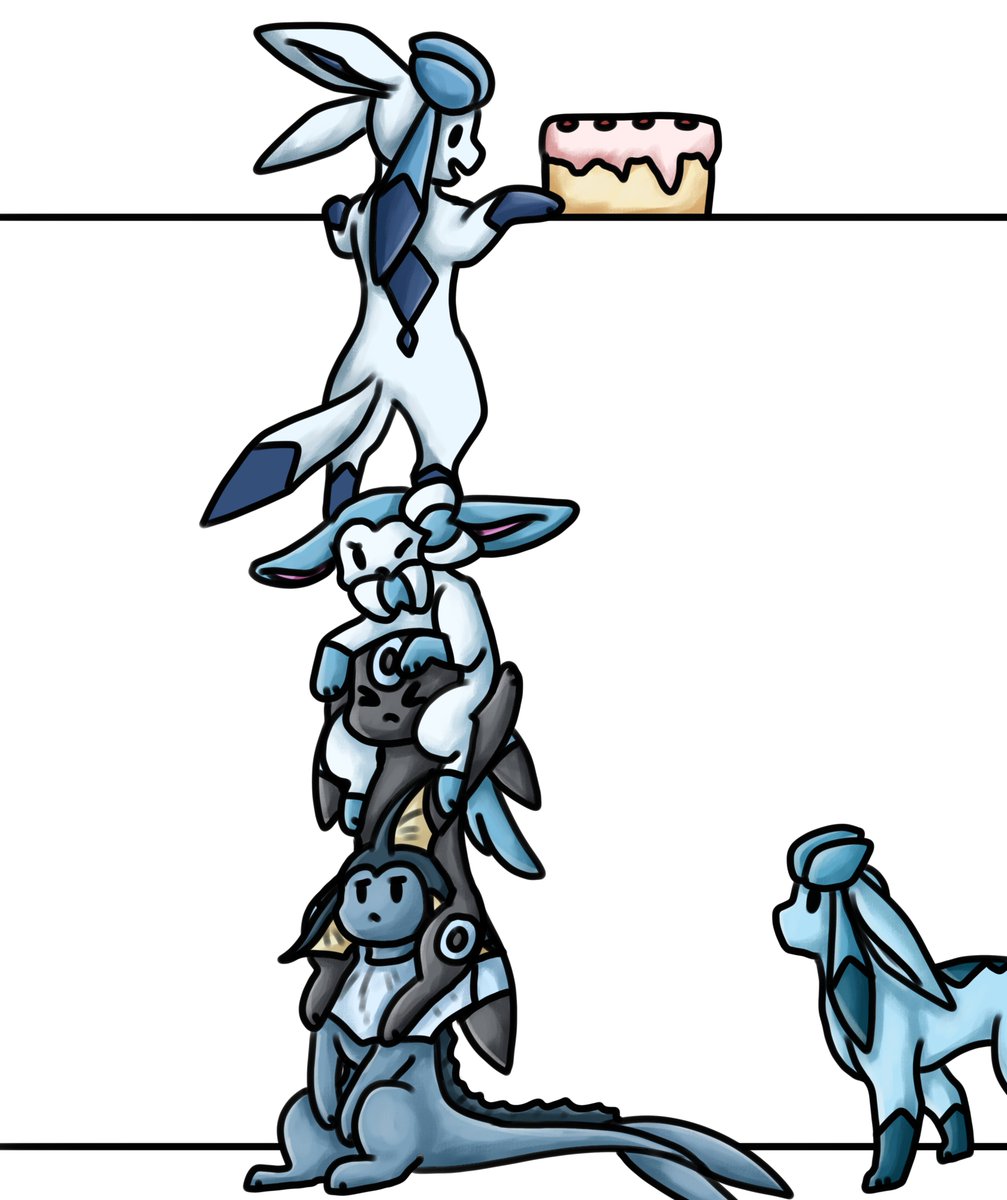 blue crew!! what they do? #glaceon #pokemon #umbreon #sylveon #vaporeon, image size:1007x1200