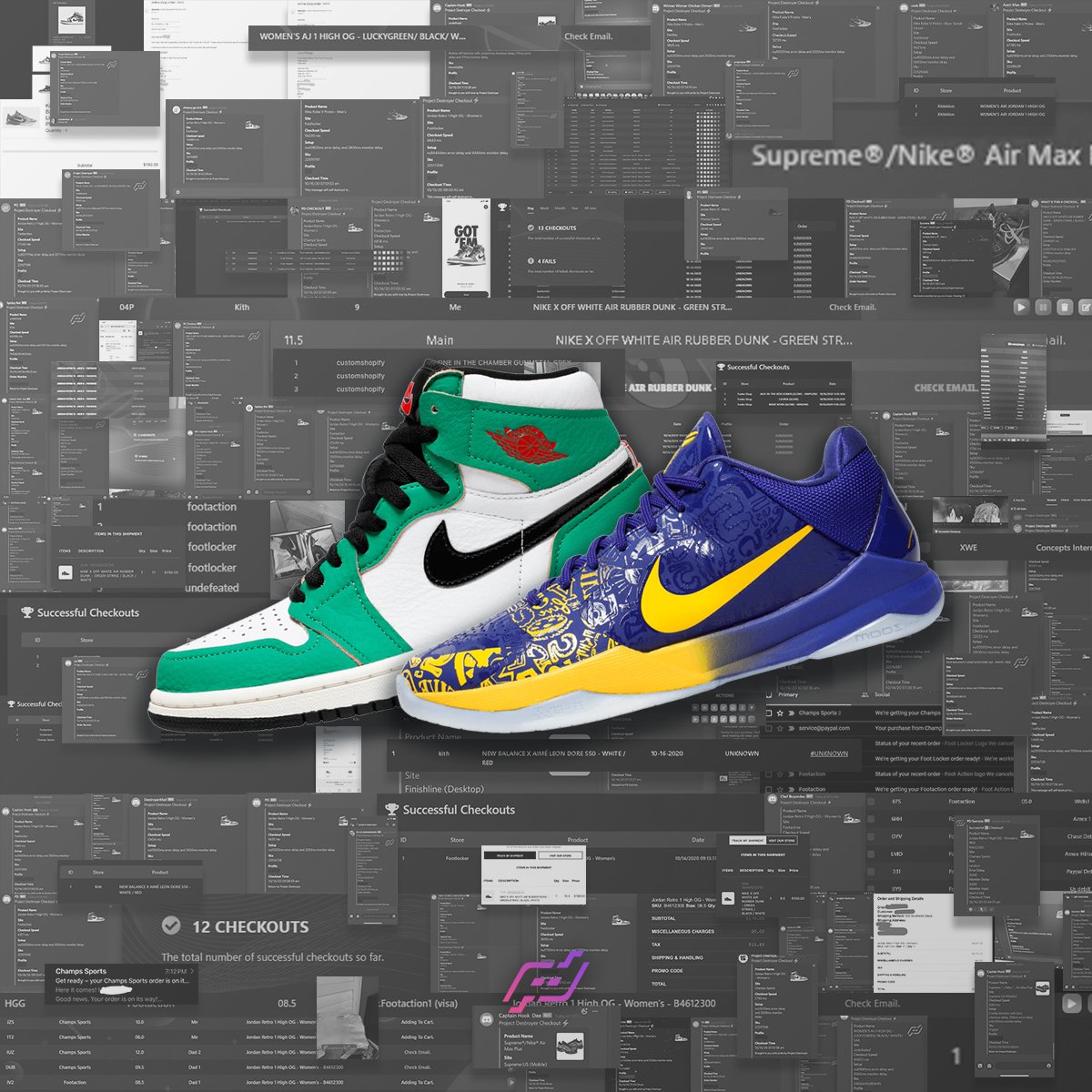 destroyerbots's tweet photo. sheesh

over 1000 Lucky Green checkouts and hundreds of Kobe V checkouts 🤭 https://t.co/n2tzdUgqn8