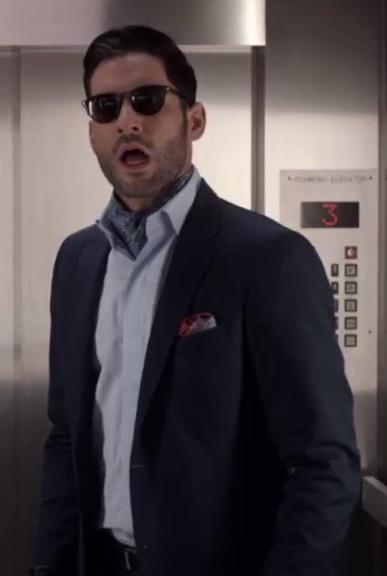 Lucifer’s wardrobe in 4x09 Save Lucifer