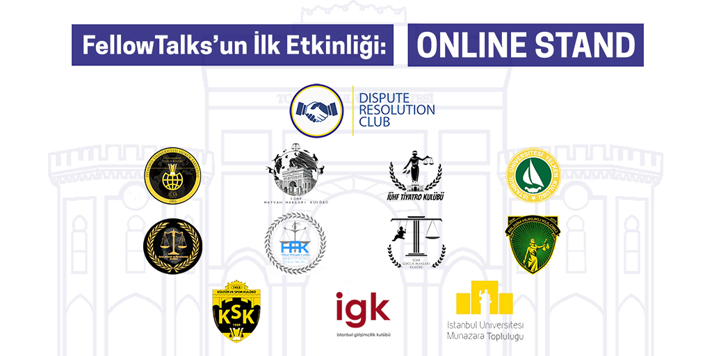 FellowTalks'un ilk etkinliği Online Stand ile karşınızdayız! Ayrıntılara ve başvuru formuna Instagram postumuzdan ulaşabilirsiniz.

We are here with the first event of our FellowTalks series, Online Stand! You can reach the details and the application form on our Instagram post.
