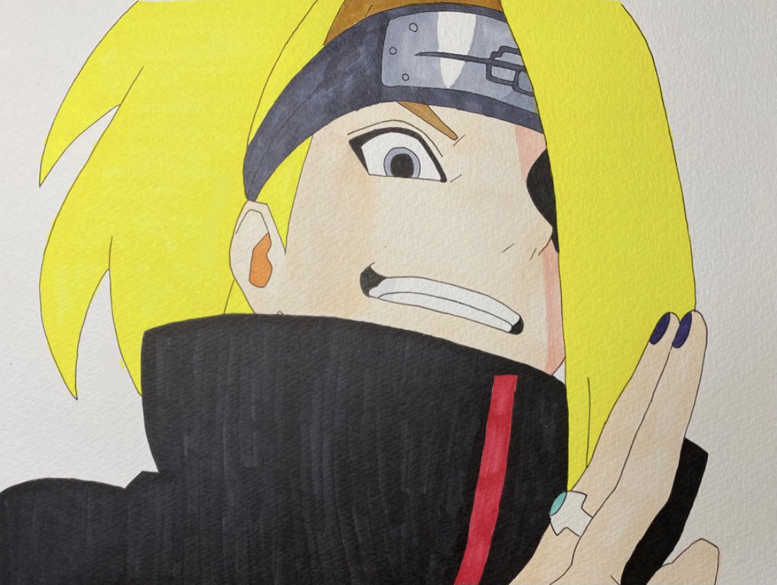 ふるふる 固ツイ見てください 在 Twitter 上 Narutoよりデイダラ 所々色塗り失敗してますが許してください いいね リツイートよろしくお願いします Naruto デイダラ イラスト初心者 イラスト好きな人と繋がりたい イラスト好きと繋がりたい Naruto