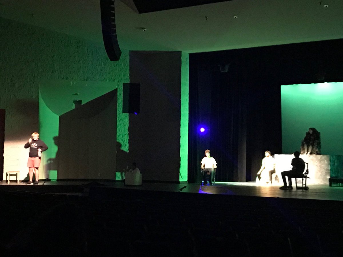 maraudertheatre's tweet photo. Sneak peek at “The Tempest!” Concert style staging, but with just as much HEART as you would expect from every MHS Theatre production. Look for streaming info on all of our platforms very soon! https://t.co/3M371ovXa3