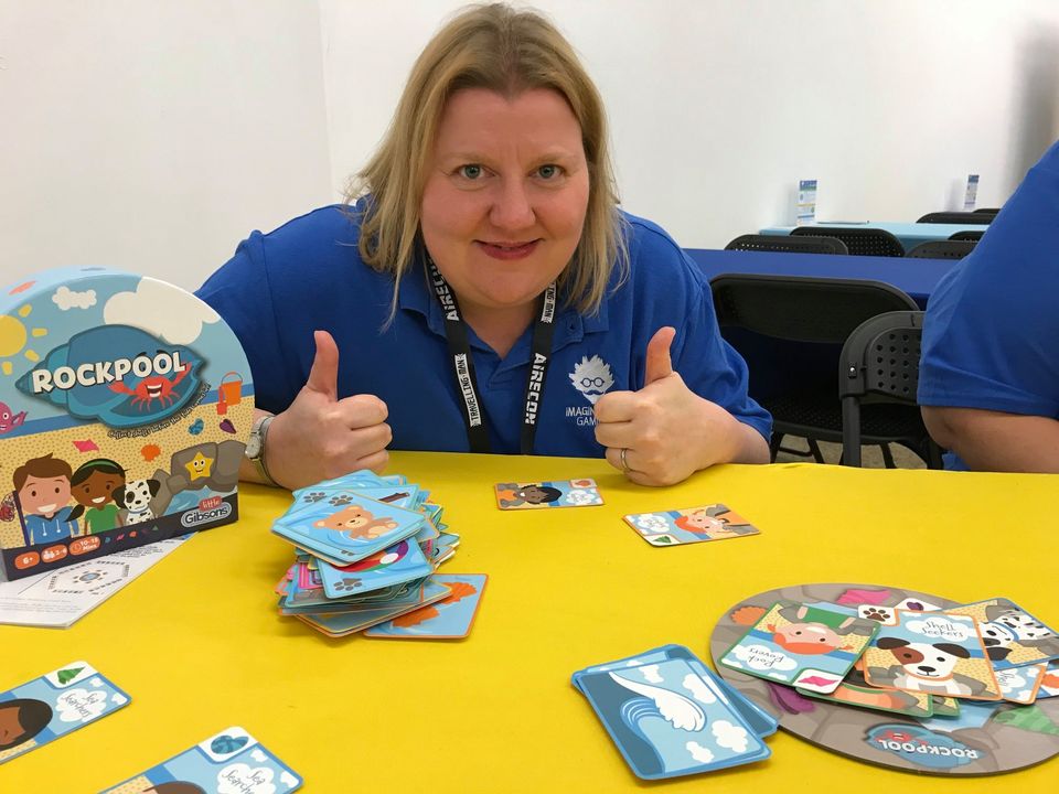 KaleidoCards's tweet photo. Pleased that #Rockpool by @gibsons_games has been awarded the ‘Seal of Approval’ by @imagigaming. Their feedback: "...when we first played this at @aireconuk we loved it... Its simple game play and beautiful look and design means that this should be a big hit with families." https://t.co/kP2sJcPmIm