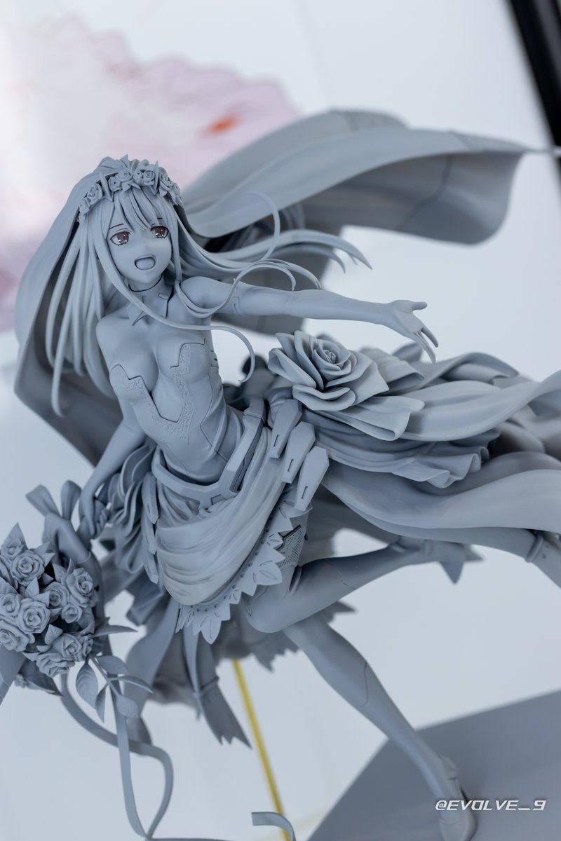 Nine 写真用 Good Smile Company ダーリン イン ザ フランキス 1 7 スケール ゼロツー さあ手を取って 僕のダーリン と聞こえてきそうなウェディングドレス姿のゼロツー 手を差し伸べる姿が尊い 原型 カミツレ小夜子 ダーリンインザフラン