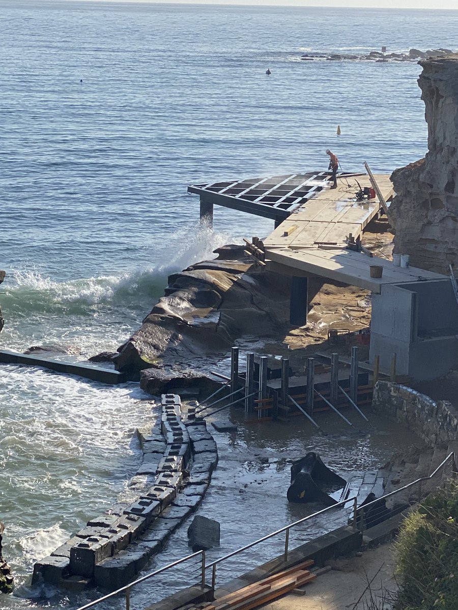 beach_save's tweet photo. Could this be the ugliest act of environmental vandalism done to a formality beautiful an iconic coastline? Thanks Adam Crouch MP,this will be your legacy-The man who destroyed #Terrigal. Now hands off Wamberal #noseawallforwamberal #auspol  #walkofshame https://t.co/wge2GM2wU5