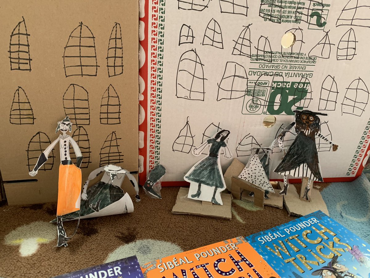 Lynn1805's tweet photo. @Sibealpounder I think my daughter might be your biggest fan. She has created an entire Ritzy City out of cardboard. And she hopes you will write lots more books! https://t.co/7QvTVqex7O