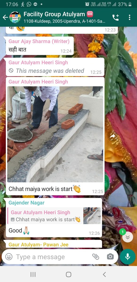 caalokpandey200's tweet photo. @myogiadityanath @dr_maheshsharma @tejpalnagarMLA गौरसन्स ने गौर अतुल्यम में धार्मिक भावनाओं के साथ खिलवाड़ करते हुए , खुद से बनाए छठ घाट को तोड़ दिया। जबकि पूजा एक महीने के अंदर है और नवरात्र चल रहा। पूर्वांचल की भावनाओं के साथ खिलवाड़ है @BJP4India @BJP4UP https://t.co/ZB19fb8kv6
