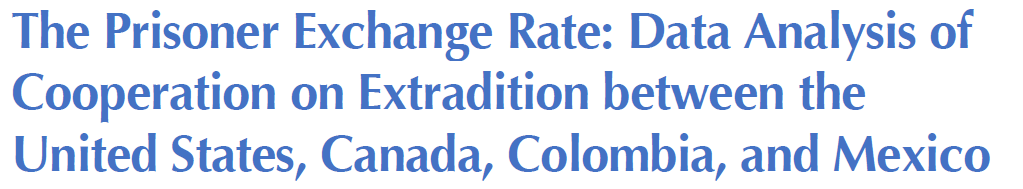 Sticking with International Law for a moment, can't leave out "Extradition Treaties". Turns out, not a lot of work on extraditions, but a great working paper by  @ProfEdmondsPoli &  @shirktwit was presented at the latest  @APSAtweets conference in September!