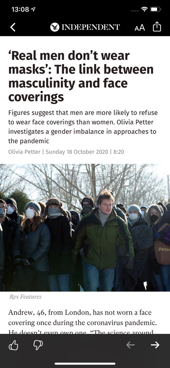 fi_ish's tweet photo. @BenAffleck tried to look for Matt Damon twitter account. Guess he doesn’t have one. Could you pass on the following to him. This came on my newsfeed, reading the headline alone, will make ppl think Matt advocates non-mask wearing! Poor editing from the @Independent ! https://t.co/1Z5nxN03Zt