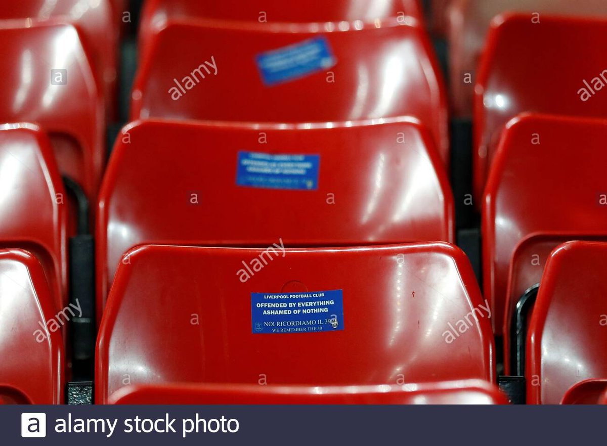 7. Leaving offensive stickers on the seats after a Liverpool game.