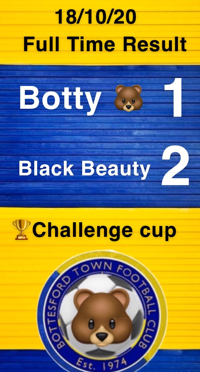 BottyBears's tweet photo. We drop down to the Bob Bedford 🙄

⚽️ Goalscorers ⚽️
🆚 Black Beauty
Robbie Leaning              1 https://t.co/iLw22FxhvB
