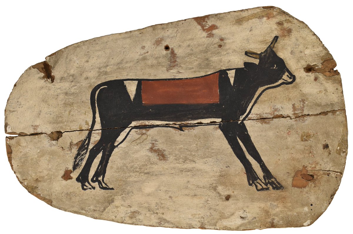 66 new photos representing 21 objects just added to @TheEgyptCentre online catalogue, including this beautiful footbase from a cartonnage covering depicting the Apis Bull.
Check out the new online catalogue here, which is hosted by @Abaset_Colls: https://t.co/uVnHyZ0EJp https://t.co/EMcl1uyUhK