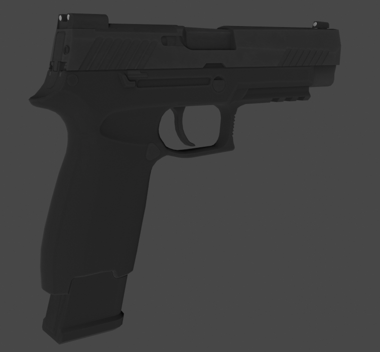 MBSniper1's tweet photo. Black/grey and Desert Sig Sauer M17 textures 

 #rblxdev #roblxdev #robloxdev #b3d #blender #blender3d #gamedev https://t.co/TfIfL673eH