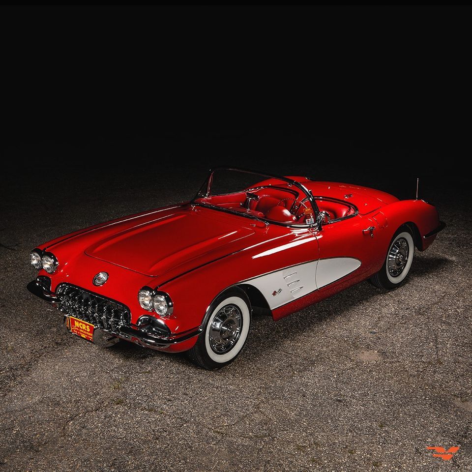 Where would you cruse this beautiful #Chevy #corvette #classsics #cars