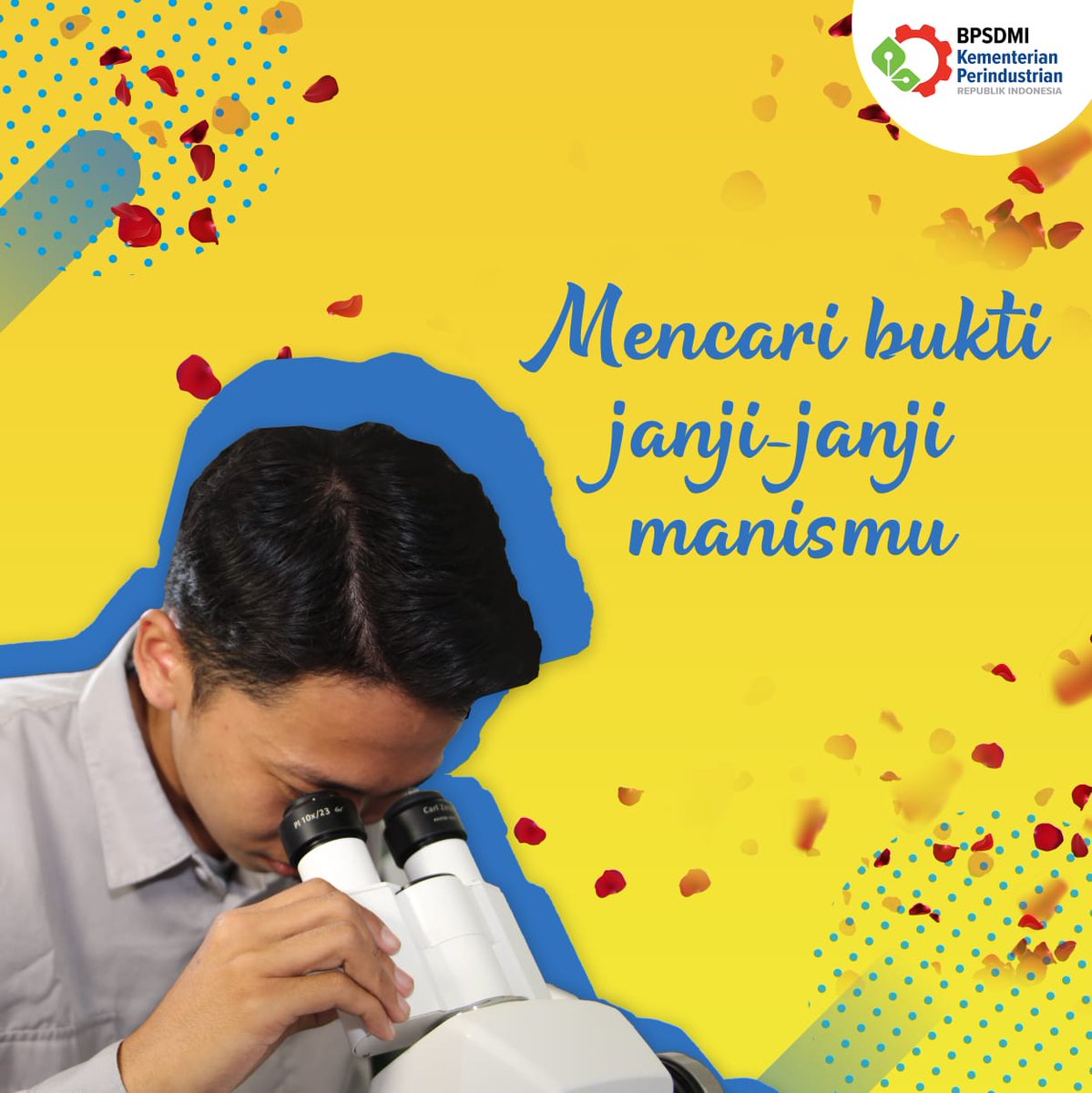 BPSDMI_Kemperin's tweet image. Mencari wujud janji-janji manismu, saking kecilnya jadi harus pake mikroskop. Coba sini caption gambar pake versi kamu! Reply di bawah ini, ya, Sob!

Oh iya ini mas-mas di gambar ada yang kenal nggak nih? Sekalian colekin orangnya ya kalau ada~

#MelangkahMaju #BPSDMI