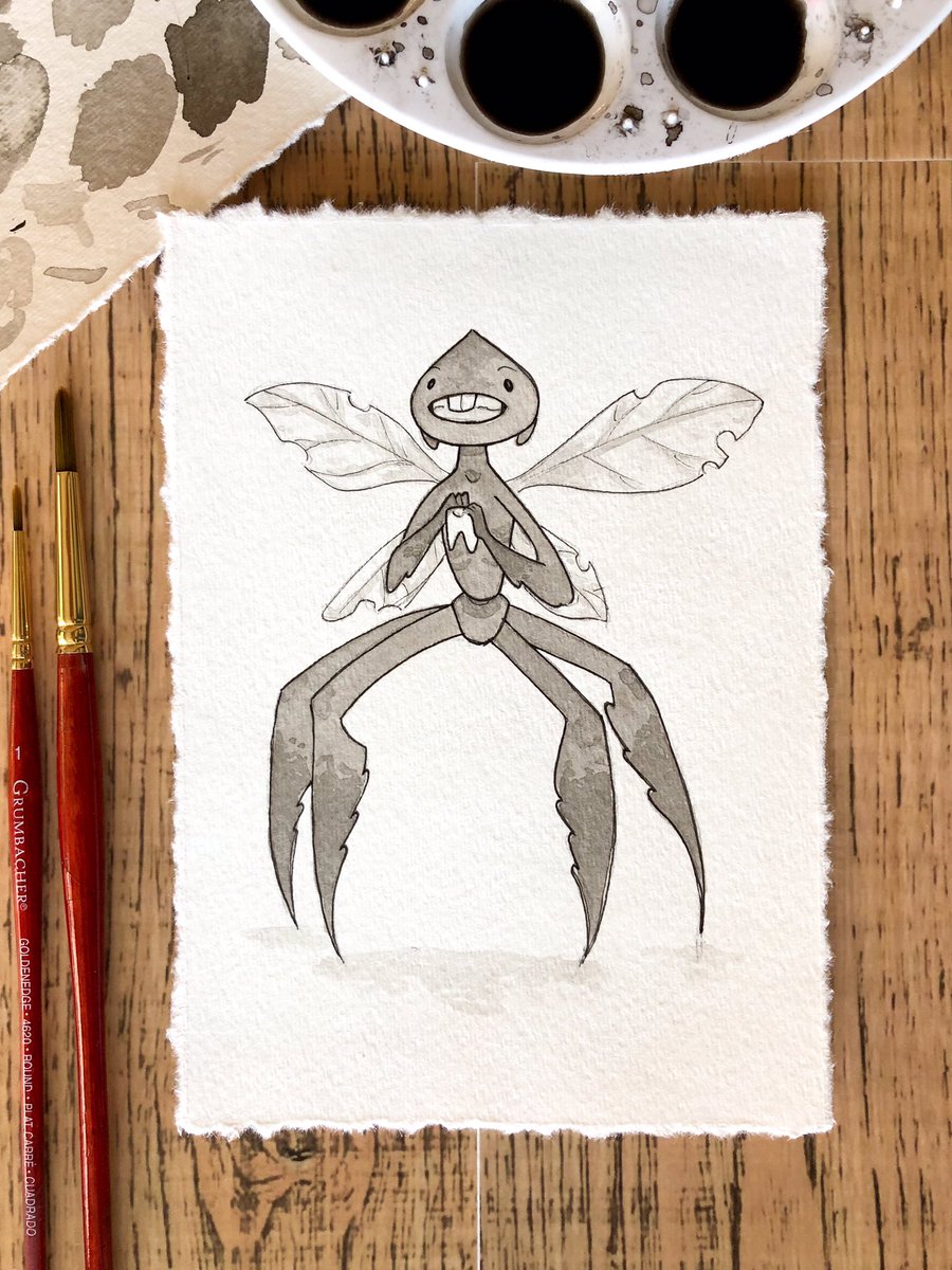MelDaigleArt's tweet photo. There’s no way I could pick just one favourite #moviemonster, but the tooth fairies from #hellboy instantly came to mind. I mean just look at how cute and creepy they are, I love them so much!! 😄
#inktober #inktober2020 #guillermodeltoro #mikemignola #darkhorsecomics https://t.co/hB6rIzdPYw