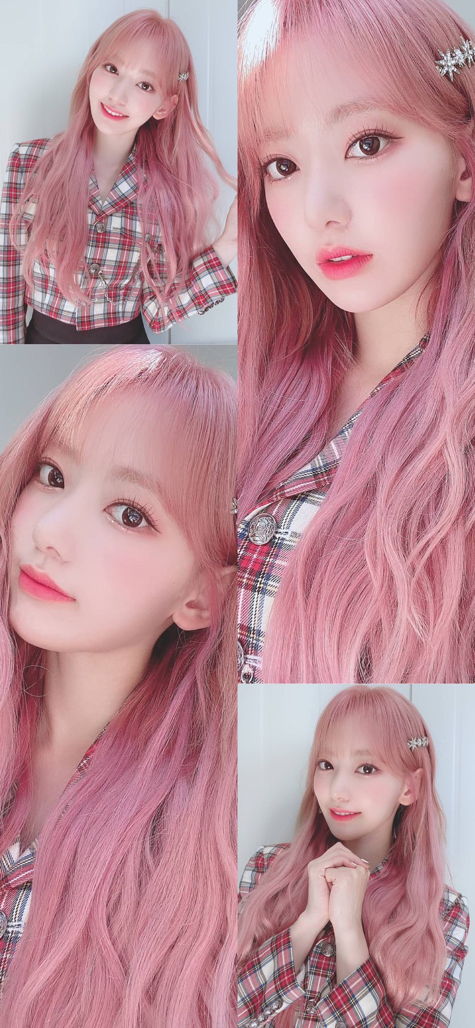𝐌𝐢𝐧𝐭𝐲 on Twitter: "Sakura pink hair wallpaper cus we deserve it!!  #IZONE #아이즈원 #MiyawakiSakura @official_izone https://t.co/50APoPXQsP" /  Twitter
