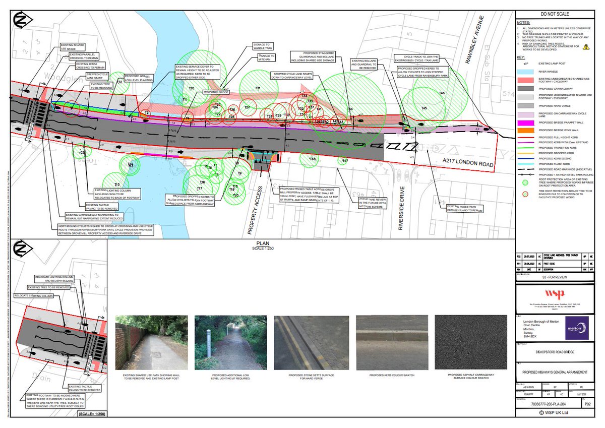 The proposed design fails to meet  @Merton_Council's own Sustainable and Active Travel policy, (but that's just  #businesslike greenwashing words that can be ignored when it come to their own designs?). https://www.merton.gov.uk/assets/Documents/6-4%20Merton%20Local%20Plan%202020%20Transport%20Chapter.pdf