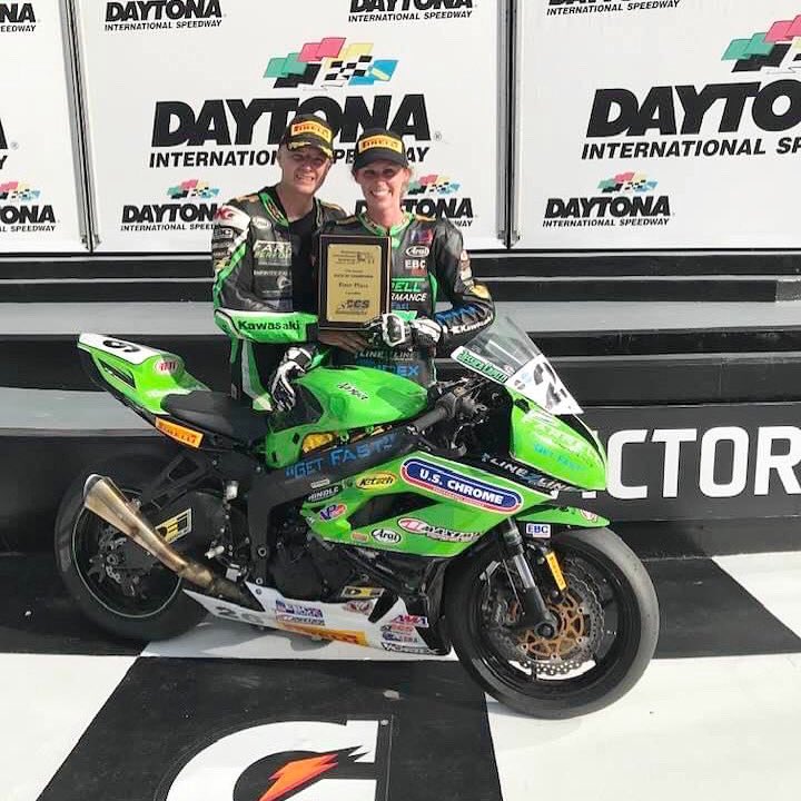 IzzoSink's tweet photo. Congratulation’s Jessica Capizzi on your first place finish in MotoGirlGT Superbike at the International Capital of Speed.  #girlpower #womeninmotorsports #ambassador #motorcycles #motorsports #motogirlgt #CCS #ASRA #daytona https://t.co/U3gPpYukiY