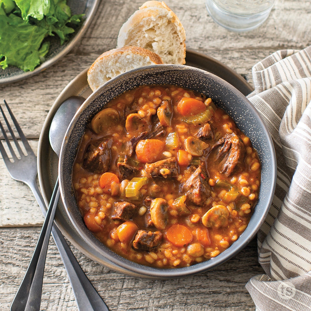 jengar17's tweet photo. All the flavors of Italy and the convenience of your pressure cooker make this hearty beef and barley stew the perfect answer to, "What's for dinner?" https://t.co/ecwOsbfpHa https://t.co/pGwoDbAnvc