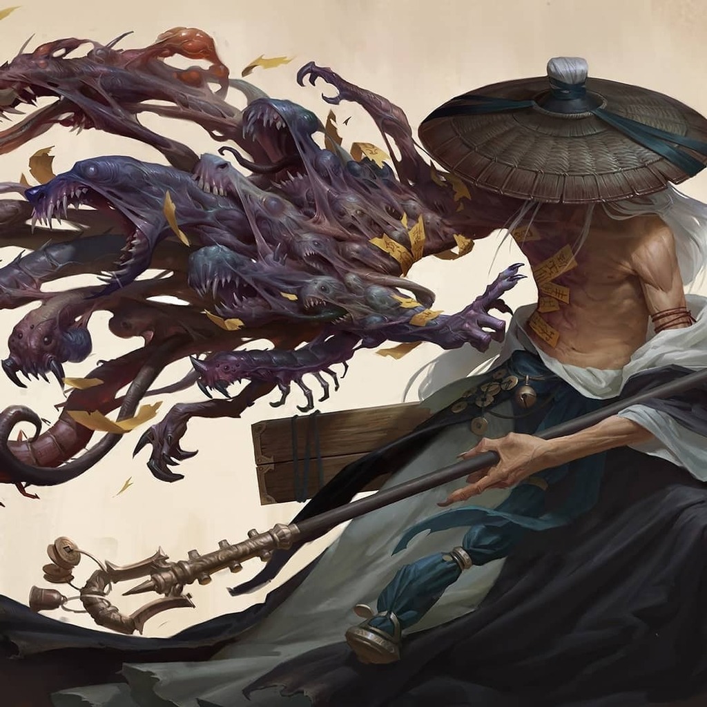 wowbywow's tweet photo. 'Devourer of Ghosts' by Tooth Wu (tooth on ArtStation)
​•
​#toothwu #conceptart #illustrationlove #conceptartist #fantastyart #conceptartwork #digitalpainting #imagination #darksurrealism #monsterart #digitalillustration #fantasyartist https://t.co/dP6Xm190x6 https://t.co/5HuTgQidW2