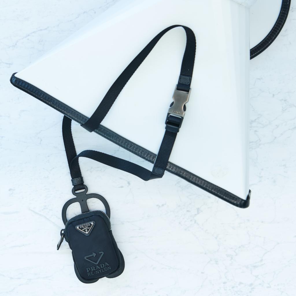 Prada's tweet image. New #PradaReNylon ready-to-wear and accessories take materials from the past into a sustainable future. 
Select items previewed at @selfridges are part of the store’s #ProjectEarth initiative. tinyurl.com/yy9tqcj8